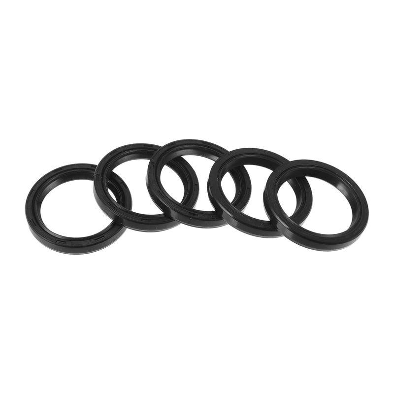 RATCHROLL Oil Seal TC Seal Ring Rotary Shaft Seal 28x35x5mm High Pressure Nitrile Rubber 5 Pcs - Image 1